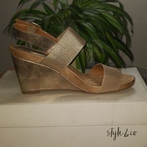 Style & Co. Womens Fillipi Open Toe Casual Slingba
